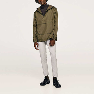 Chaqueta cortavientos de nailon ligera para hombre de diseño personalizado de gran oferta para hombre - Product Image 4