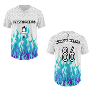 เสื้อกีฬาเบสบอลซอฟต์บอลผ้าเจอร์ซีย์ปักลาย - Product Image 1