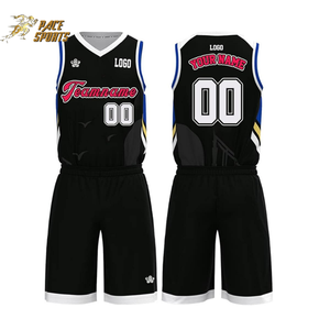 ชุดเครื่องแบบบาสเก็ตบอลมาใหม่ล่าสุดชุดเล่นกีฬาทำจากโพลีเอสเตอร์สั่งทำโลโก้ได้ตามต้องการ - Product Image 6