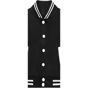 Factory Wholesale Custom Streetwear Sheep Skin Varsity <b>Jacket</b> OEM Design Breathable Windproof High Quality Men Embroidery <b>Patch</b> - Product Image 3