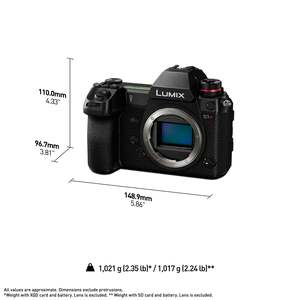 47.3MP MOS High Resolution Full Frame Mirrorless Camera L-Mount Lens 3.2 Inch LCD 4K HDR Video DC-S1RBODY-<b>SD</b> <b>Memory</b> Compatible - Product Image 5