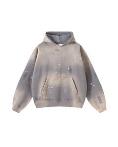 Sweat à capuche épais pour homme, coupe oversize, effet vieilli, délavé soleil, délavé à l'acide, style vintage, haute qualité, Nouvelle Arrivée 2026, Tendance - Product Image 1