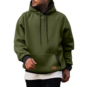 Custom Streetwear Designer Gym Hooded Pullover Sweatshirt <b>Bulk</b> French <b>Terry</b> Heavy Cotton Oversized Unisex Custom Men's Hoodies - Product Image 1