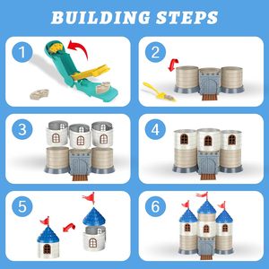 Kit di sabbia per bambini, sabbia sensoriale modellabile da 1,7 libbre con strumenti e stampi per Sandbox da interni senza disordine - Product Image 5