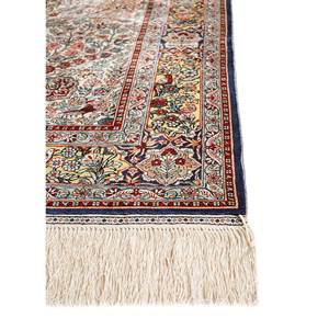 Tapis en soie noués à la main traditionnels chinois Gulmarg, 10 mm, motif médaillon rectangulaire, patchwork pour la maison, le couloir, pour adolescents, viscose - Product Image 4