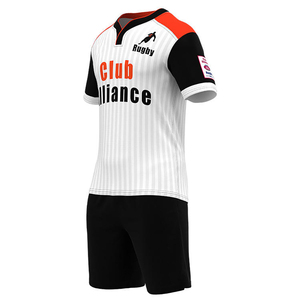 Maillot de rugby et de football américain personnalisé authentique, style uniforme sportif sublimé durable - Product Image 2