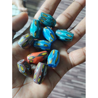 Manik-Manik Chevron Mix Terbaru 4/6/8/10mm Kristal Transparan Bersegi Lampwork Kaca Warna Campuran VISHAL HANDICRAFT