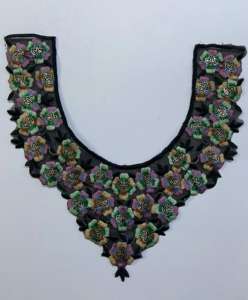 Motifs de cou brodés traditionnels et modernes Broderie personnalisée de haute qualité pour les vêtements de mode 100% meilleur fabriqué en Inde - Product Image 6