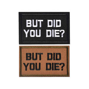 Fabric Badges Supplier Custom 3D Logo <b>Clothing</b> Iron on Embroidered Patches for Hat - Product Image 4