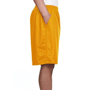 2025 meilleure vente Shorts décontractés hommes Polyester course Sport Baseball Shorts maille taille élastique ample court pour hommes - Product Image 2