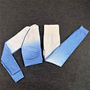 Conjunto de Yoga sin Costuras para Mujer de Alta Calidad, Material Transpirable de Spandex/Nylon, Diseño con Letras TIMELY WEARS, Personalizable - Product Image 6