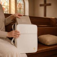 Sac de transport multifonctionnel pour Bible, grande capacité, ignifuge, étanche, avec fermeture éclair, robuste et de protection spéciale