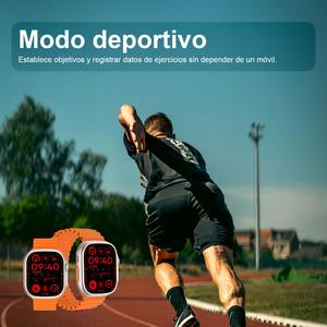 BE88 2.1\" Large Touch Screen Smart Watch Phone Leather Band AI Voice Assistant SIM Slot <b>Calendar</b> Function Sports Notification - Product Image 4