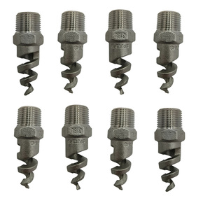 Không độc hại trọng lượng nước xử lý không độc hại Pigtail áp lực <span class=keywords><strong>1</strong></span> inch xoắn ốc Cone atomisation vòi phun nước - Product Image 2