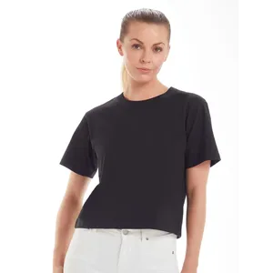 T-shirt court épais pour femme – Merchandising promotionnel écoresponsable - Product Image 1