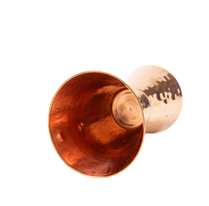 Vidrio de Jigger de cobre de alta calidad para beber vino Cerveza Pieza extra Premium Fabricación de Jigger de cobre de La India - Product Image 1