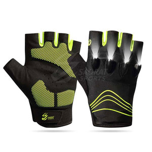 Gants de cyclisme respirants et durables Conception de logo personnalisable pour une utilisation en extérieur Fabriqué au Pakistan - Product Image 1