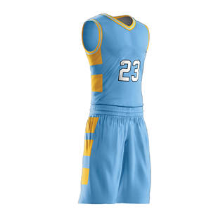 100% Polyester Breathable Quick-Dry Summer Basketball Uniform Sets for Men with Short Sleeve Customizable Colors Logos Sizes - Product Image 5