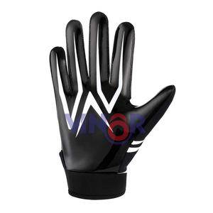 Heavy duty American football gloves created for linemen ensuring <b>grip</b> <b>control</b> toughness and palm padding for protection - Product Image 4