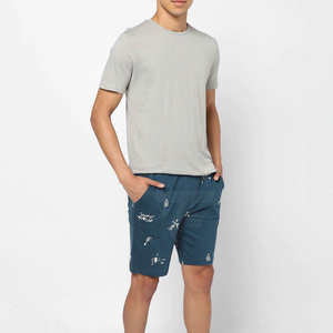 Vente à chaud Short de course pour hommes personnalisé 6XL taille solide numérique toile tricoté coton taille élastique Gym tenue décontracté en vente - Product Image 3