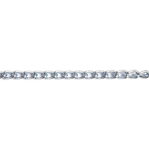Catena Ornamentale Ritorta Maglia Corta 2,5 Mt 1,2 Mm - Placcata in Nichel - Product Image 1