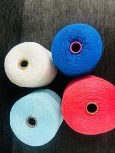 Fil teint flammé 100% coton cardé pour le tricotage et le tissage - Product Image 5