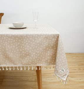 Mantel de algodón de alta calidad hecho a mano con impresión de logotipo personalizado para necesidades de marca - Product Image 2