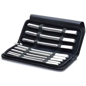 ชุดเครื่องนวดบำบัดทางนรีเวช8ชิ้นขนาด7-14มม. ทำจากสเตนเลสแบบปลายเดี่ยวเครื่องมือนวดนรีเวช - Product Image 1