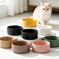 Bol à soupe en céramique rose avec support en bois, multi-usages, pour ramen, salades, aliments pour animaux, qualité alimentaire, réutilisable - Grande Vente