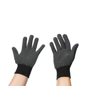 Gants en PVC à pois d'un seul côté de la meilleure qualité Gants doux et confortables de sécurité pour le travail tricotés à la main en coton polyester avec une bonne adhérence - Product Image 6