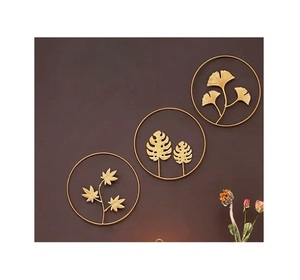 Costo hierro Metal pared arte pared decoración aluminio pared arte para el hogar Hotel sala de estar lujo hecho a mano a precios bajos de la India - Product Image 1