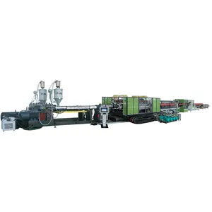 JWELLHDPE/PP/PVC Horizontal Type Double Wall Corrugated Pipe extrusion line jwell machine pipe extrusion machine