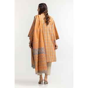 Conjunto de Blusa y Dupatta para Mujer con Adornos de Hilo de Algodón Teñido, Modelo IPS-24-145 - Product Image 1