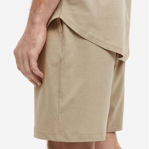 Service OEM Tenue de sport d'été à manches courtes pour hommes, t-shirts et shorts 2 pièces, ensembles pour hommes 100% coton, vêtements pour hommes grande taille - Product Image 4