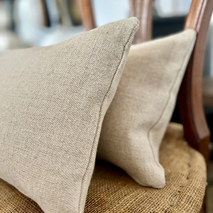 Funda De Almohada cuadrada clásica hecha a mano de yute 100%, diseño de rayas ecológico, tejido extraíble, lavable, con cremallera, decoración de cojines - Product Image 5