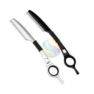 Premium Custom Logo Stainless Steel Straight Razor Professional Barber Shaving Thinning Razor with Wooden Handle - Product Image 5