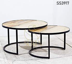 Table basse moderne en métal fabriquée à la main au design indien pour le salon commercial et industriel directement de l'Inde Mobilier de maison - Product Image 3