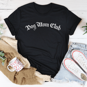 Camiseta Ajustada Vintage del Club de Mamás de Perros, Talla XL, Informal, de Algodón y Elastano, Transpirable, con Decoración de Logotipo, Técnica Lavada - Product Image 1