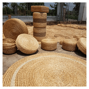 Cojín de Jacinto de Agua, Tejido a Mano con Relleno de Poliéster para Sentarse en el Suelo y Decoración del Hogar, Vietnam - Product Image 5