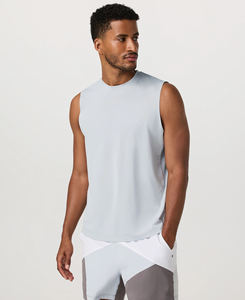 Débardeur de haute qualité pour hommes pour le sport Collection de course d'été Respirant O-Neck Quick Dry Fitness Wear Casual Style Hood Gym - Product Image 6