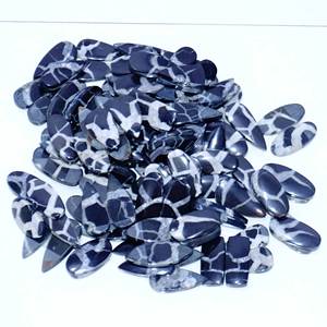 ขายร้อนคู่สีดำ septarian ขายส่งคู่สีดำคู่คู่คู่พลอยหลวมสำหรับเครื่องประดับ - Product Image 5