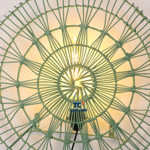 Wholesale Eco Friendly Boho Chic Sustainable <b>Rattan</b> Lighting <b>Rattan</b> Pendant Lampshade for Living Room Bedroom and Dining Area - Product Image 5