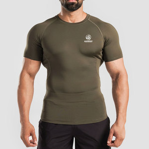 Professional Gym Training Sportswear <b>Compression</b> <b>Shirt</b> With Moisture Wicking Fabric Stretch Comfort For Daily Workout - Product Image 1