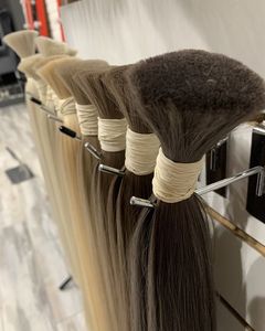 Extensiones de cabello humano Remy vietnamita a granel Natural recto personalizar todos los colores proveedor mayorista - Product Image 5