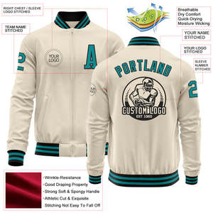2025 New Premium Leather <b>Bomber</b> Coat <b>Varsity</b> <b>Jacket</b> OEM High Quality Sportswear Letterman <b>Jacket</b> for <b>Men</b> - Product Image 4