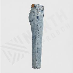 Pantalons en jean déchirés pour femmes de haute qualité, style à devant plat, plusieurs couleurs, meilleure tendance de l'industrie, pièce fraîche, bas de vêtements tendance - Product Image 3