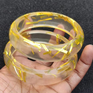 Bracelets de mode en résine fabriqués à la main pour femmes Accessoires accessoires colorés - Product Image 1