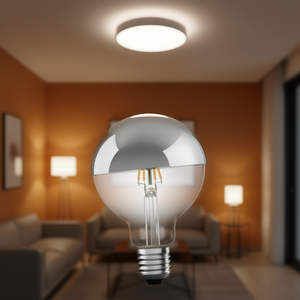 6W LED Globe <b>Bulb</b> with Flat Dome Energy Efficient Lighting Product - Product Image 3
