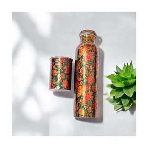 Conception très demandée et fabrication artisanale de bouteilles d'eau doublées de cuivre fabricant et exportateur de bouteilles d'eau pour enfants d'Inde de haute qualité - Product Image 4