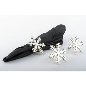 ชุดแหวนผ้าเช็ดปากไม้สไตล์โมเดิร์น 6 ชิ้น เพิ่มความรู้สึกแบบธรรมชาติและเรียบง่ายให้กับโต๊ะอาหาร เหมาะสำหรับมื้ออาหารครอบครัวและงานเลี้ยง - Product Image 1